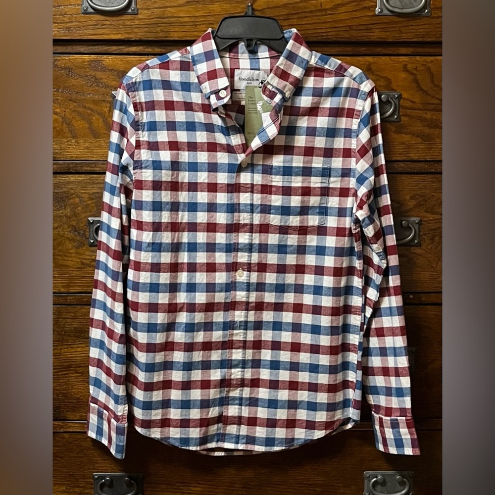 NWT! Goodfellow & Co Long Sleeve Collared Button-Down Shirt